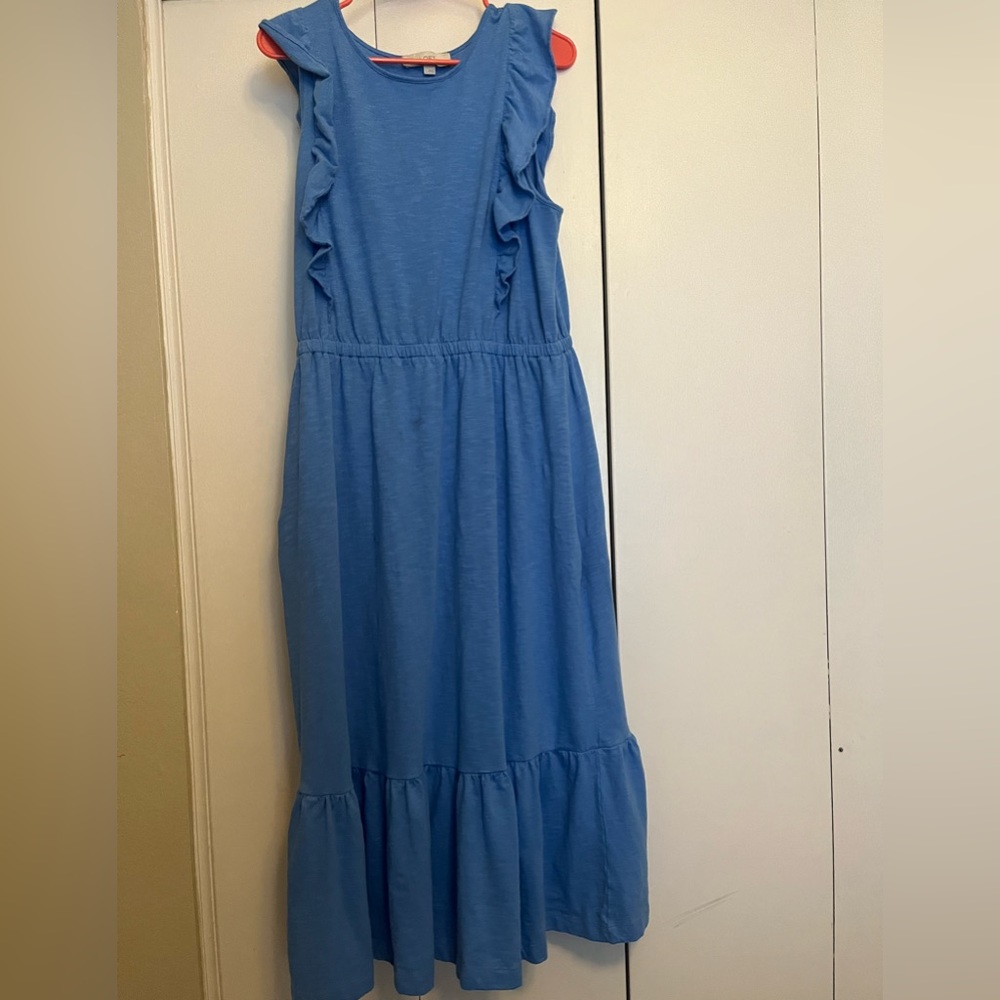 Ruffle Tiered Midi Dress